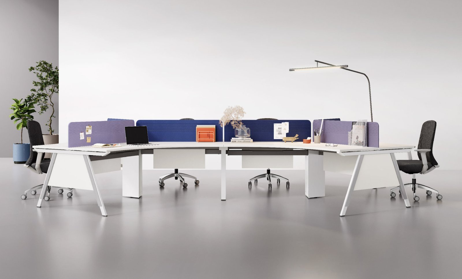 靈多 辦公桌 場景圖