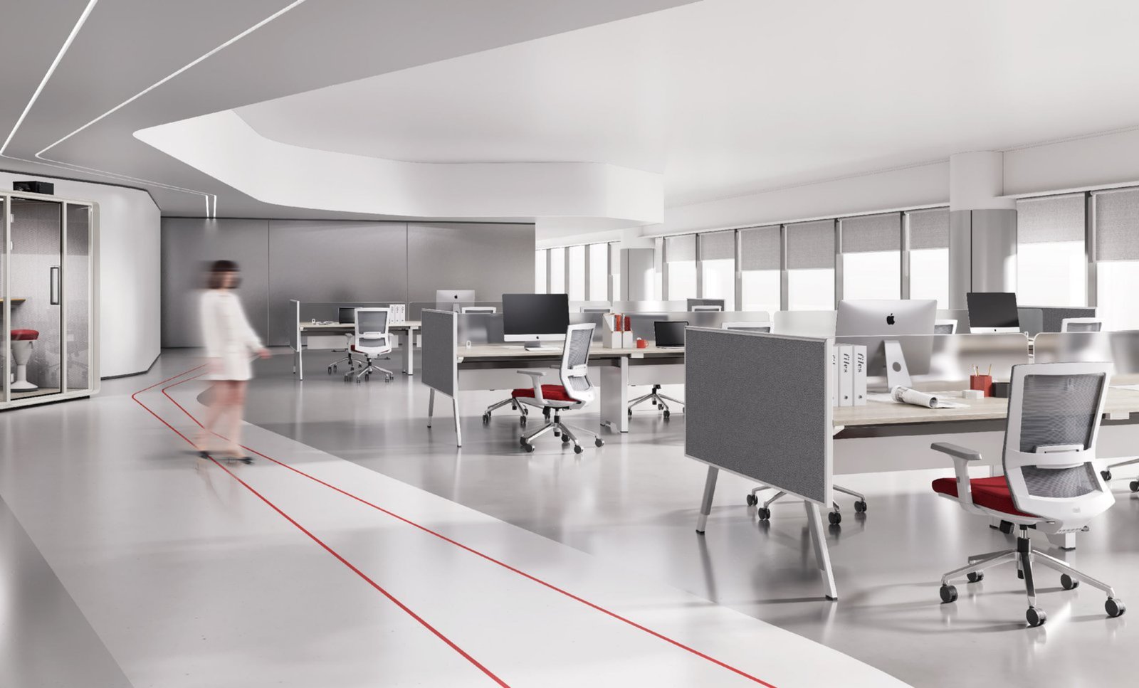 靈多 辦公桌 場景圖