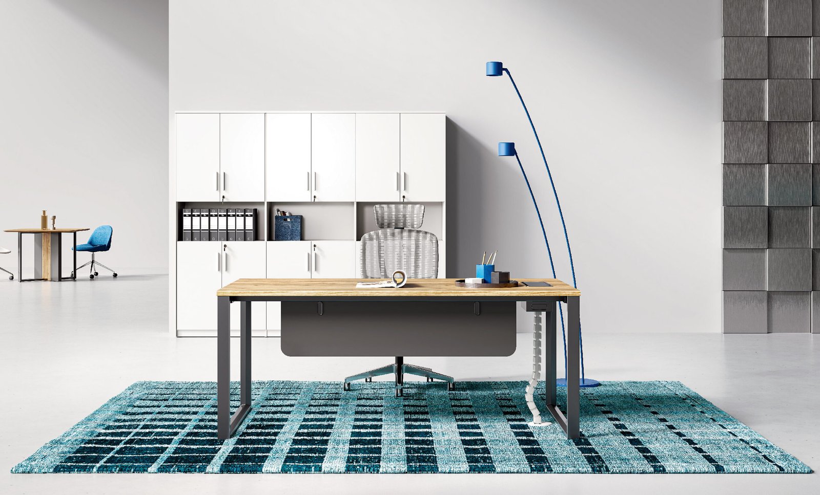 灵多主管桌 | 屏风可選 | 智能取電 詳情