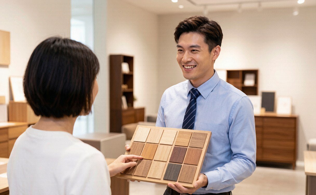 板材色板參考：落單前核對實物樣板