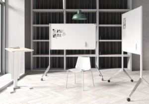 Welss 培訓系統｜T 字講台 移動白板 培訓一站配 合勝Cowin
